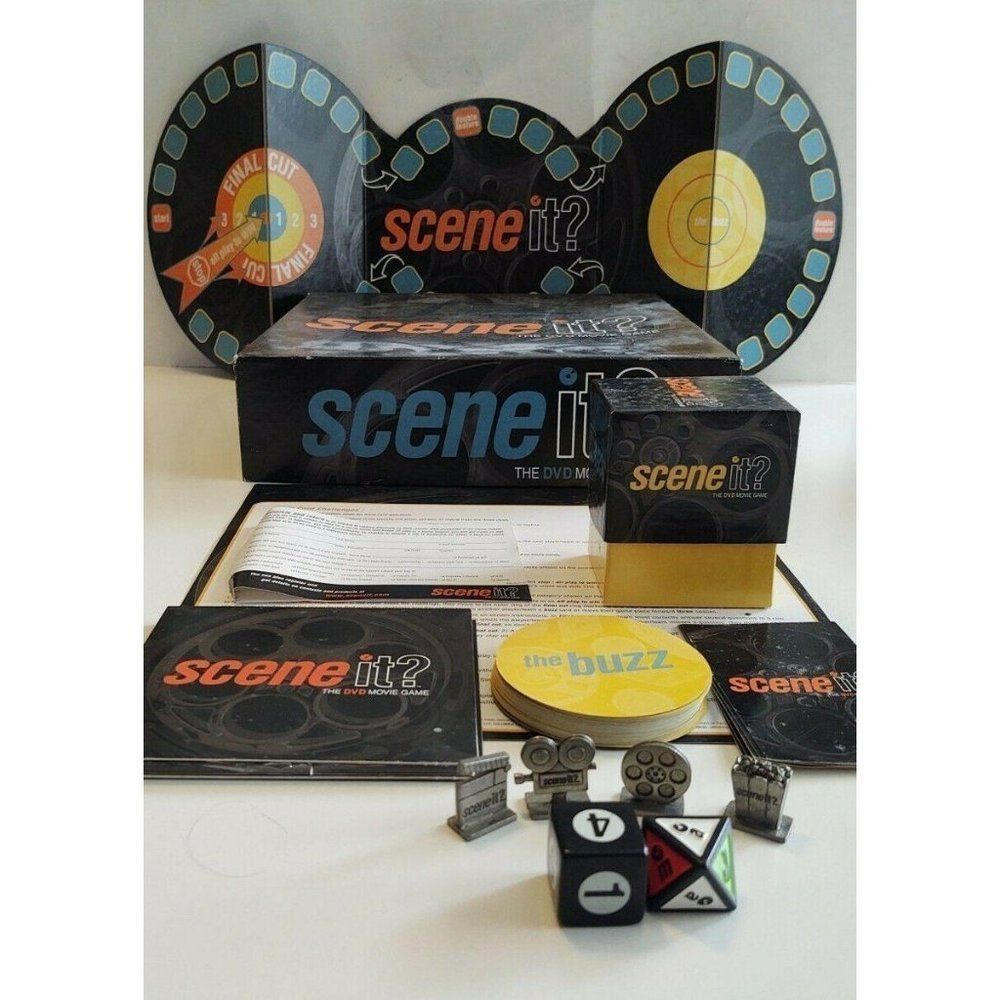 Original 2002 SCENE IT? DVD Movie Board Game Compl